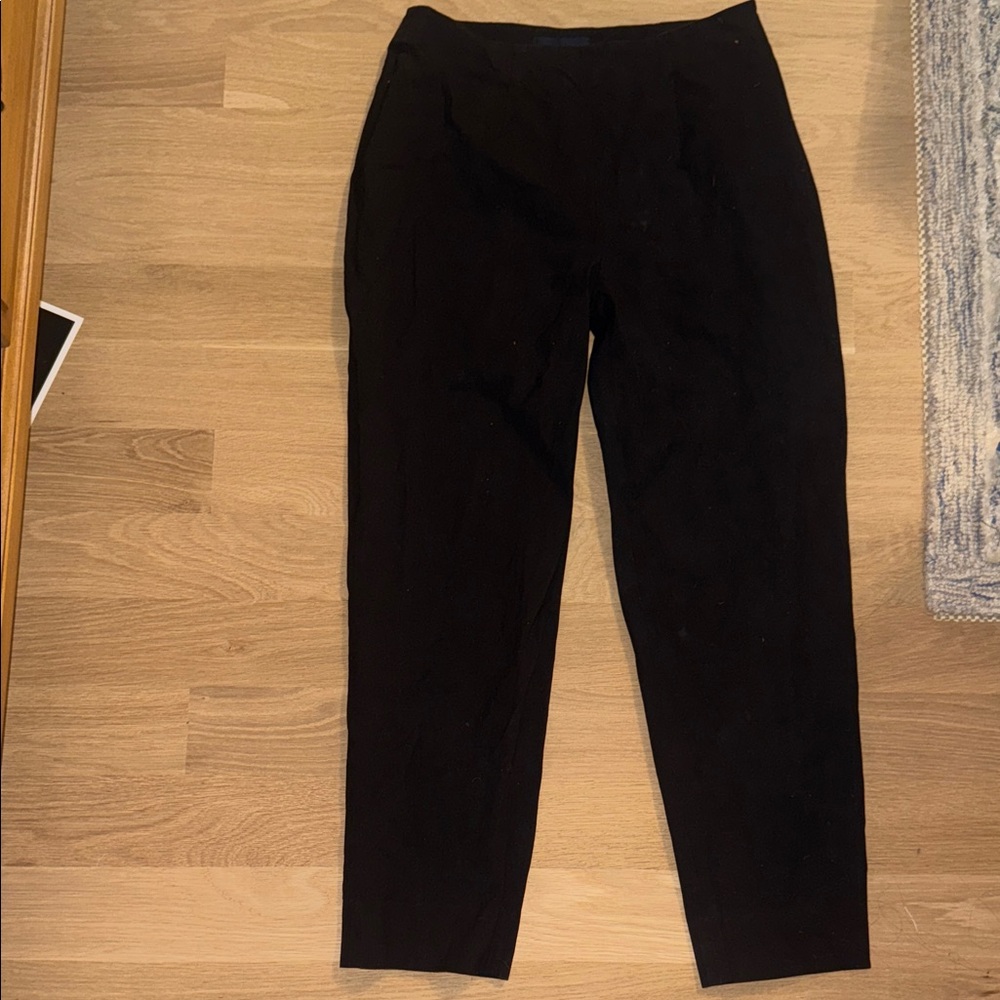 Piazza Sempione Black Tailored Skinny Ankle Pants